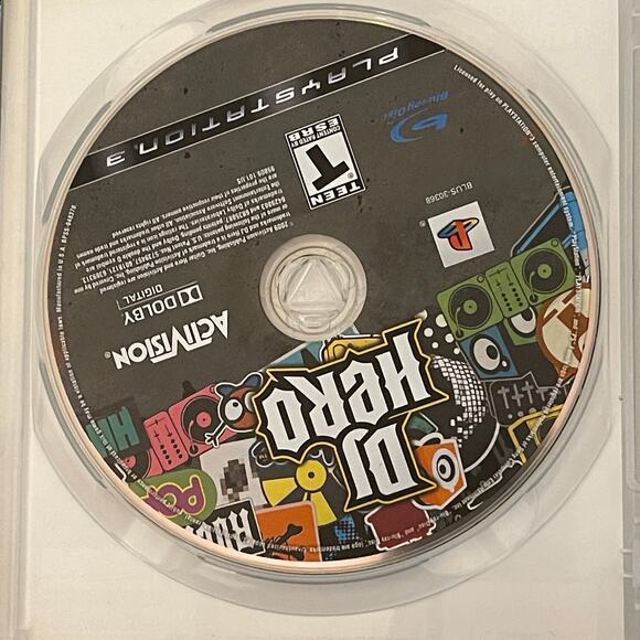 Playstation 3 DJ Hero Start the Party Game Book Included - Picture 3 of 6